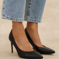 Γόβες μυτερές VIZZANO 1344.100 - Μαύρο -Γόβες Εκπτώσεις basic muteres goves 89376 tvgf 1