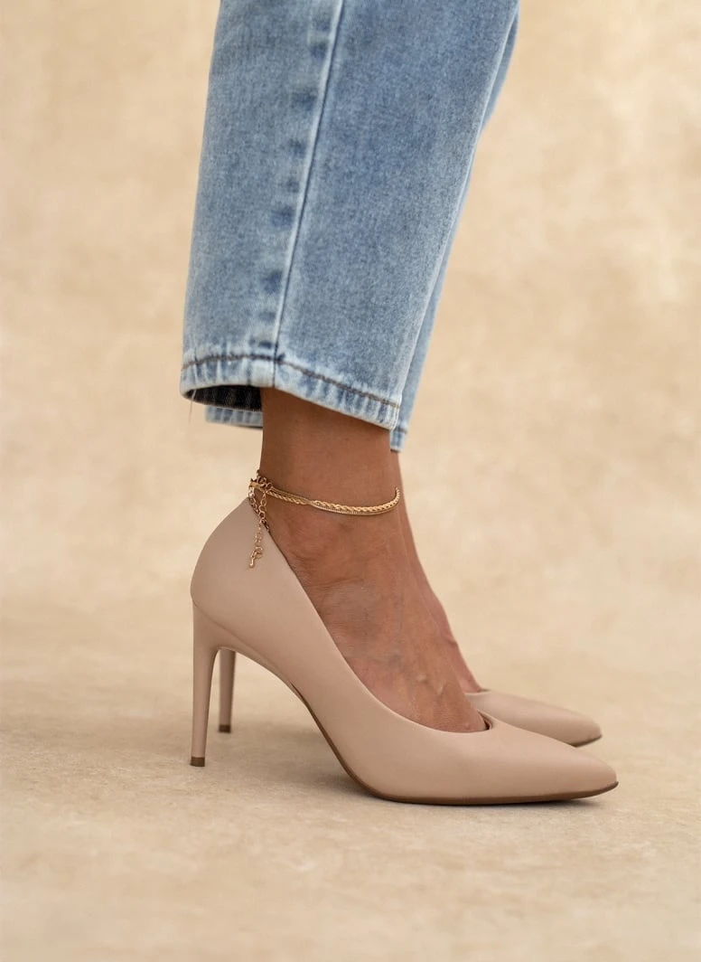 Γόβες μυτερές VIZZANO 1344.100 - Μπεζ 4 Γόβες μυτερές VIZZANO 1344.100 - Μπεζ - Image 4