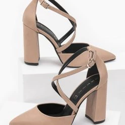 Γόβες μυτερές με χιαστί λουράκια Estil - Nude 7 Γόβες μυτερές με χιαστί λουράκια Estil - Nude -Γόβες Εκπτώσεις estil anoixtes goves me xiasti lourakia 96534 pvkj