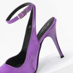 The Fashion Project Γόβες σατέν με V Cut άνοιγμα Estil - Μωβ ανοιχτό -Γόβες Εκπτώσεις estil saten goves me v cut anoigma 99154 eo5s 1