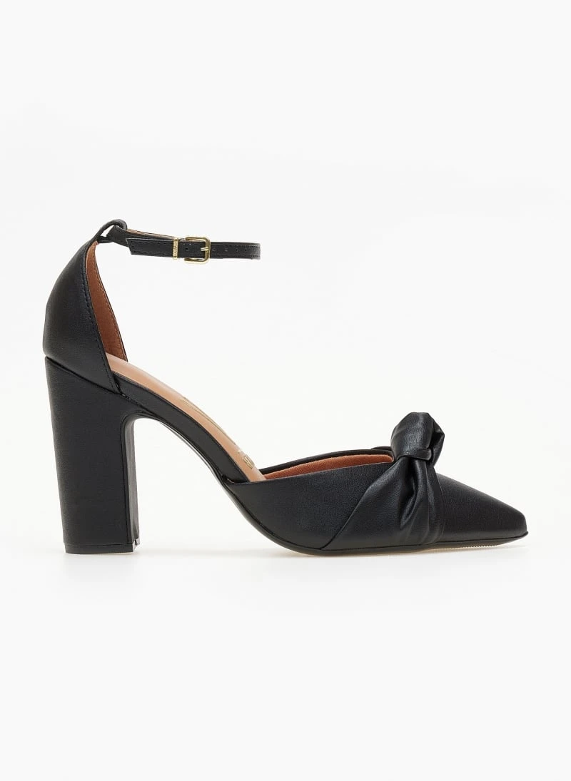 Γόβες με μπαρέτα και κόμπο VIZZANO 1285.424 - Μαύρο 2 Γόβες με μπαρέτα και κόμπο VIZZANO 1285.424 - Μαύρο - Image 2