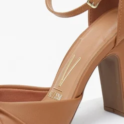 Γόβες με μπαρέτα και κόμπο VIZZANO 1285.424 - Κάμελ -Γόβες Εκπτώσεις goves anoixtes me kompo vizzano 1285424 106441 wplm