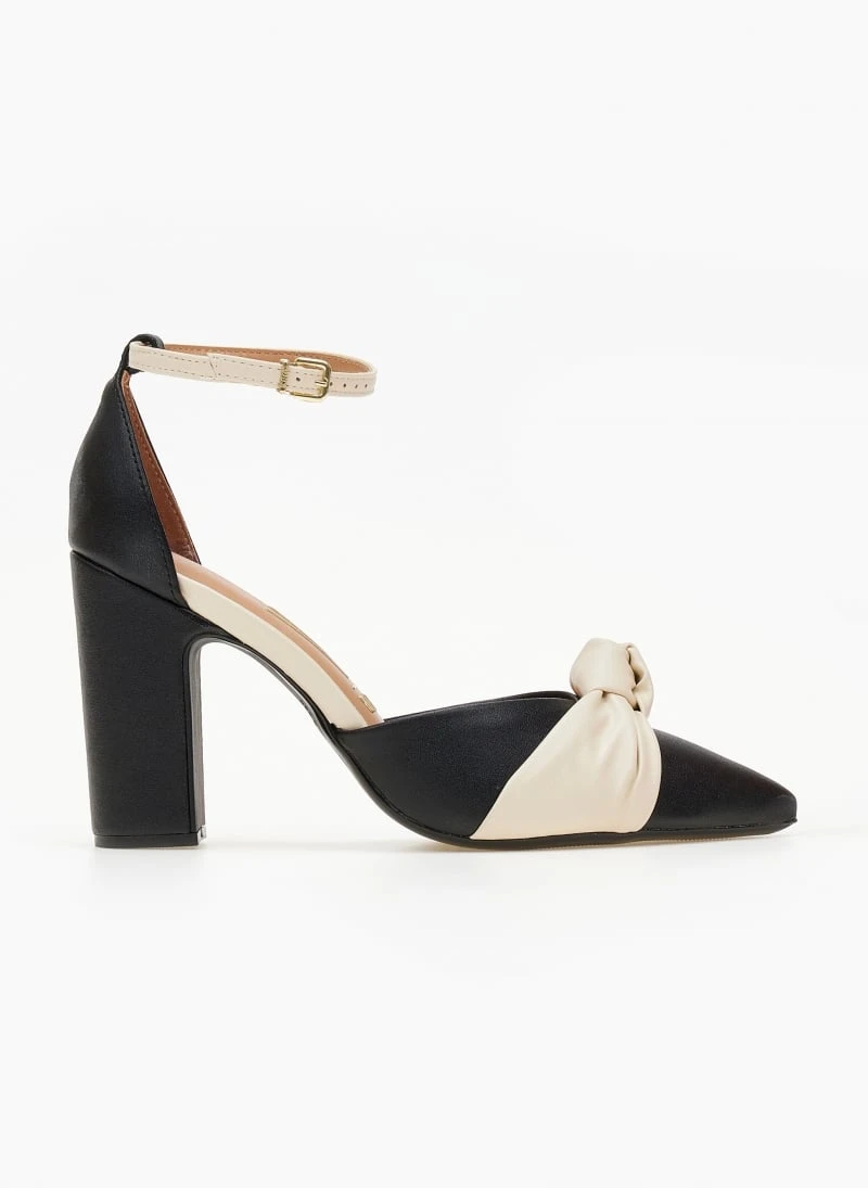 Γόβες με μπαρέτα και κόμπο VIZZANO 1285.424 - Μαύρο/Μπεζ 2 Γόβες με μπαρέτα και κόμπο VIZZANO 1285.424 - Μαύρο/Μπεζ - Image 2