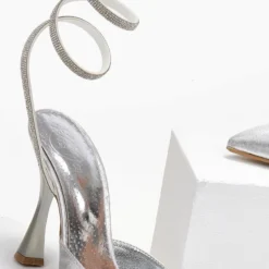 Γόβες μυτερές με Strass έλασμα Tfp - Ασημί 11 Γόβες μυτερές με Strass έλασμα Tfp - Ασημί -Γόβες Εκπτώσεις goves anoixtes me strass elasma tfp 107867 fari 1