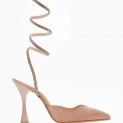 Γόβες μυτερές με Strass έλασμα Tfp - Nude -Γόβες Εκπτώσεις goves anoixtes me strass elasma tfp 108127 449c