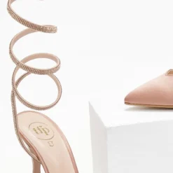 Γόβες μυτερές με Strass έλασμα Tfp - Nude -Γόβες Εκπτώσεις goves anoixtes me strass elasma tfp 108127 9mhz 1