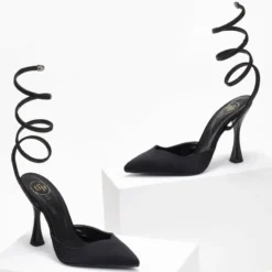 Γόβες μυτερές με Strass έλασμα Tfp - Μαύρο 11 Γόβες μυτερές με Strass έλασμα Tfp - Μαύρο -Γόβες Εκπτώσεις goves anoixtes me strass elasma tfp 108128 e65p