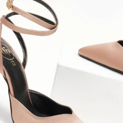 Γόβες μυτερές με χιαστί δέσιμο Tfp - Nude -Γόβες Εκπτώσεις goves anoixtes me xiasti desimo tfp 107830 0feg 1