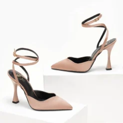 Γόβες μυτερές με χιαστί δέσιμο Tfp - Nude -Γόβες Εκπτώσεις goves anoixtes me xiasti desimo tfp 107830 nzc2 1