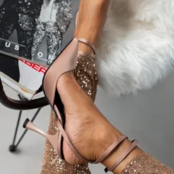 Γόβες μυτερές με χιαστί δέσιμο Tfp - Nude -Γόβες Εκπτώσεις goves anoixtes me xiasti desimo tfp 107830 wfhj 1