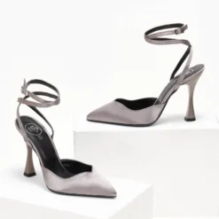 Γόβες μυτερές με χιαστί δέσιμο Tfp - Ατσαλί 19 Γόβες μυτερές με χιαστί δέσιμο Tfp - Ατσαλί -Γόβες Εκπτώσεις goves anoixtes me xiasti desimo tfp 107831 li4b 1