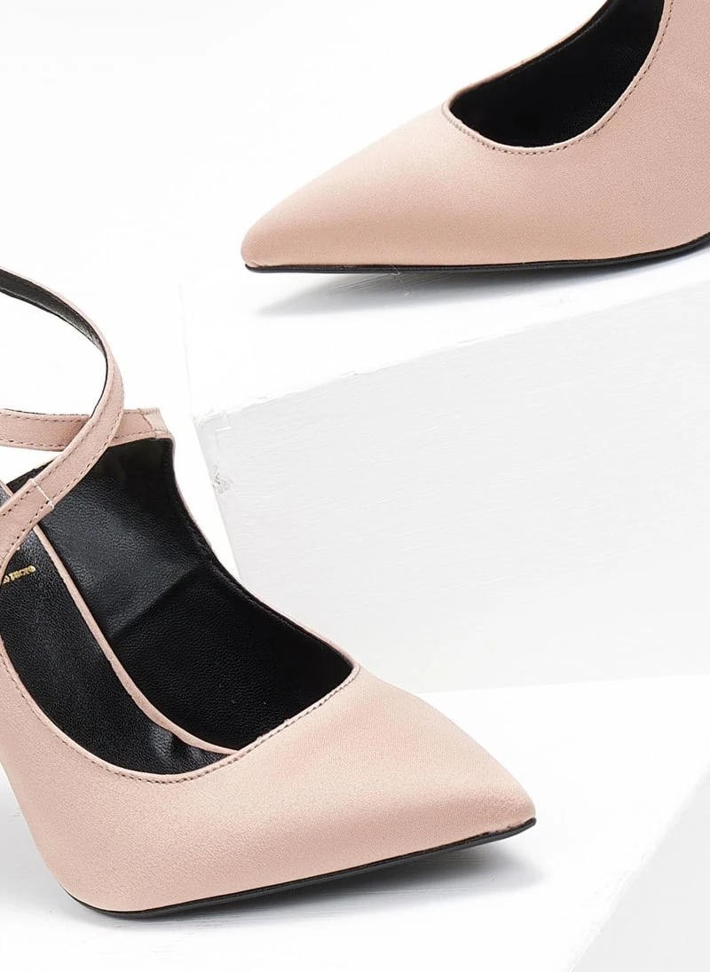 Γόβες μυτερές με χιαστί δέσιμο Tfp - Nude 3 Γόβες μυτερές με χιαστί δέσιμο Tfp - Nude - Image 3