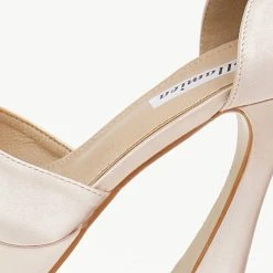 The Fashion Project Γόβες σατέν με μπαρέτα - Μπεζ -Γόβες Εκπτώσεις goves anoixtes saten me mpareta 105934 h13e