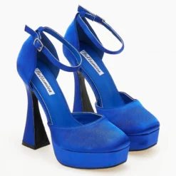 The Fashion Project Γόβες σατέν με μπαρέτα - Μπλε -Γόβες Εκπτώσεις goves anoixtes saten me mpareta 105937 gmh4 1