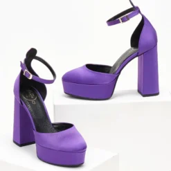 Γόβες σατέν με φιάπα Tfp - Μωβ 13 Γόβες σατέν με φιάπα Tfp - Μωβ -Γόβες Εκπτώσεις goves anoixtes saten me mpareta 107810 yx4k 1