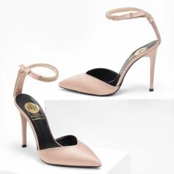 Γόβες σατέν με Strass μπαρέτα Tfp - Nude 9 Γόβες σατέν με Strass μπαρέτα Tfp - Nude -Γόβες Εκπτώσεις goves anoixtes saten me strass mpareta tfp 108628 6d4n