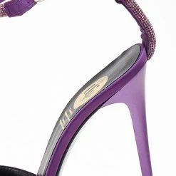 Γόβες σατέν με Strass μπαρέτα Tfp - Μωβ -Γόβες Εκπτώσεις goves anoixtes saten me strass mpareta tfp 108629 5yvu 1