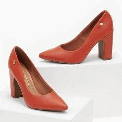 Γόβες μυτερές VIZZANO 1285.400 - Κεραμιδί -Γόβες Εκπτώσεις goves basic muteres vizzano 1285400 106462 rnda 1