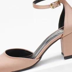 Γόβες καρέ σατέν με μπαρέτα Tfp - Nude -Γόβες Εκπτώσεις goves kare saten me mpareta tfp 108798 8gl6