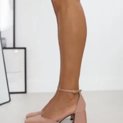 Γόβες καρέ σατέν με μπαρέτα Tfp - Nude -Γόβες Εκπτώσεις goves kare saten me mpareta tfp 108798 wflv