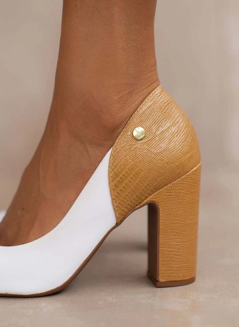 Γόβες μυτερές με διχρωμία VIZZANO 1285.431 - Caramel 4 Γόβες μυτερές με διχρωμία VIZZANO 1285.431 - Caramel - Image 4