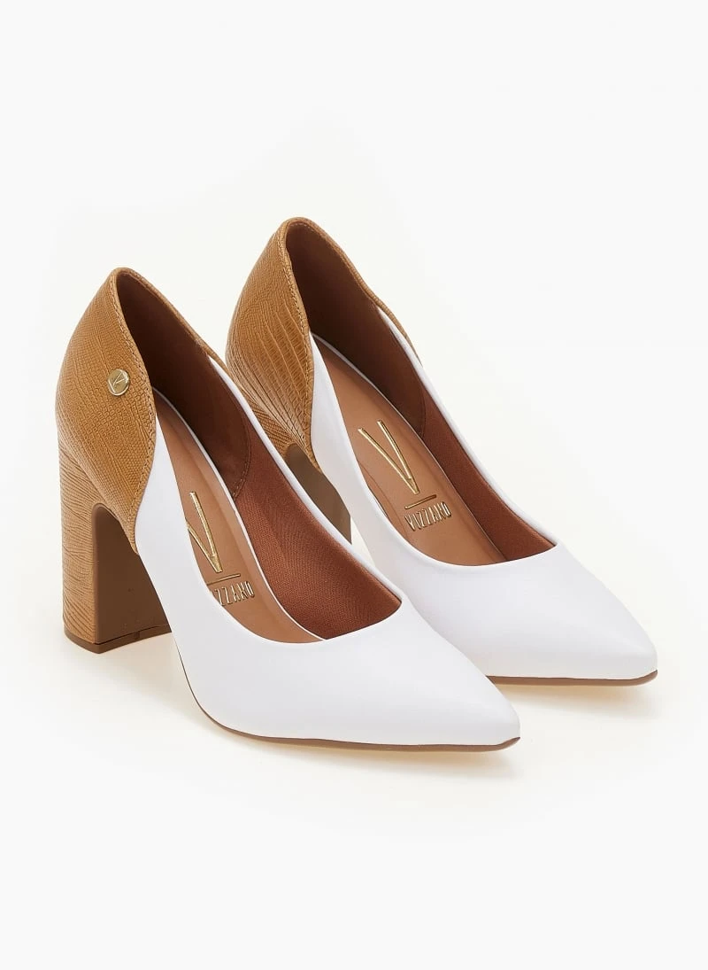 Γόβες μυτερές με διχρωμία VIZZANO 1285.431 - Caramel 3 Γόβες μυτερές με διχρωμία VIZZANO 1285.431 - Caramel - Image 3