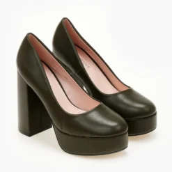 The Fashion Project Γόβες με φιάπα και ψηλό τακούνι - Λαδί 11 The Fashion Project Γόβες με φιάπα και ψηλό τακούνι - Λαδί -Γόβες Εκπτώσεις goves me fiapa kai psilo takouni 105485 barh