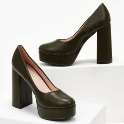 The Fashion Project Γόβες με φιάπα και ψηλό τακούνι - Λαδί 10 The Fashion Project Γόβες με φιάπα και ψηλό τακούνι - Λαδί -Γόβες Εκπτώσεις goves me fiapa kai psilo takouni 105485 sa64 1