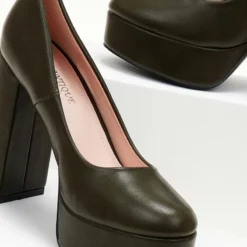 The Fashion Project Γόβες με φιάπα και ψηλό τακούνι - Λαδί 8 The Fashion Project Γόβες με φιάπα και ψηλό τακούνι - Λαδί -Γόβες Εκπτώσεις goves me fiapa kai psilo takouni 105485 wlyc