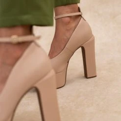 Γόβες με φιάπα ψηλή VIZZANO 1400.102 - Μπεζ -Γόβες Εκπτώσεις goves me fiapa psili vizzano 1400102 106402 urn9 1