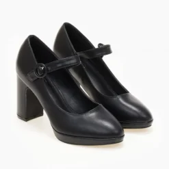 The Fashion Project Γόβες με φιάπα και κούμπωμα στο πλάι - Μαύρο 11 The Fashion Project Γόβες με φιάπα και κούμπωμα στο πλάι - Μαύρο -Γόβες Εκπτώσεις goves me mpareta kai lepti fiapa 105613 1emk 1