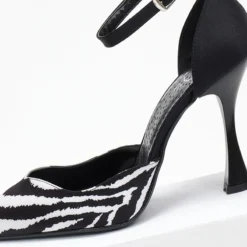 Γόβες με μπαρέτα Tfp - Λευκό/Μαύρο -Γόβες Εκπτώσεις goves me mpareta tfp 107865 v4ay