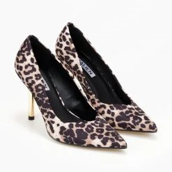 The Fashion Project Γόβες μυτερές με Print - Μαύρο/Μπεζ -Γόβες Εκπτώσεις goves me print kai metalliko takouni 107148 jmpm 1