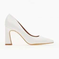 The Fashion Project Γόβες μυτερές μονόχρωμες - Λευκό -Γόβες Εκπτώσεις goves monoxrwmes muteres 105605 3e9v 1