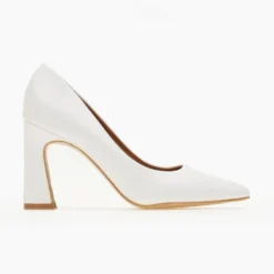 The Fashion Project Γόβες μυτερές μονόχρωμες - Λευκό -Γόβες Εκπτώσεις goves monoxrwmes muteres 105605 3e9v