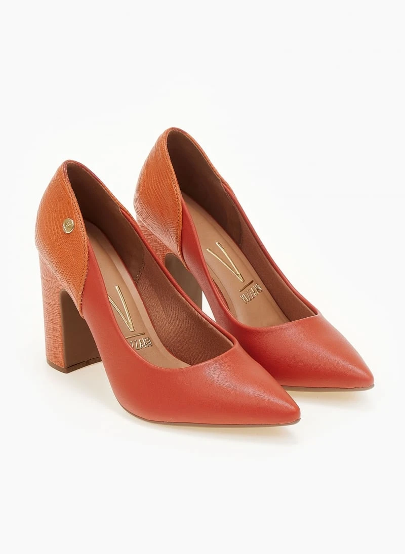 Γόβες μυτερές με ανάγλυφο σχέδιο VIZZANO 1285.431 - Κεραμιδί 5 Γόβες μυτερές με ανάγλυφο σχέδιο VIZZANO 1285.431 - Κεραμιδί - Image 5