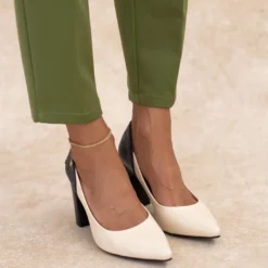 Γόβες μυτερές με διχρωμία VIZZANO 1285.431 - Μαύρο/Μπεζ -Γόβες Εκπτώσεις goves muteres me dixrwmia vizzano 1285431 106458 f195 1