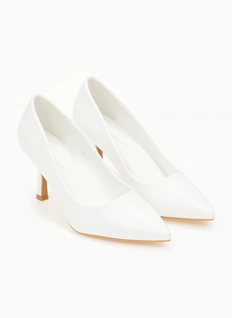 The Fashion Project Γόβες μυτερές με λεπτό τακούνι - Λευκό 4 The Fashion Project Γόβες μυτερές με λεπτό τακούνι - Λευκό - Image 4