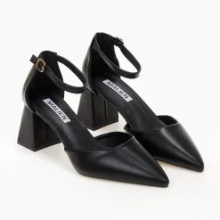 The Fashion Project Γόβες μυτερές με μπαρέτα - Μαύρο -Γόβες Εκπτώσεις goves muteres me mpareta 107156 11ij