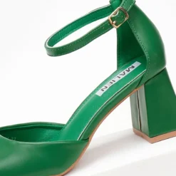 The Fashion Project Γόβες μυτερές με μπαρέτα - Πράσινο -Γόβες Εκπτώσεις goves muteres me mpareta 107159 2gcv