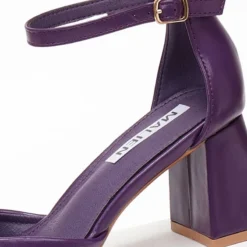 The Fashion Project Γόβες μυτερές με μπαρέτα - Μωβ -Γόβες Εκπτώσεις goves muteres me mpareta 107160 g0ot