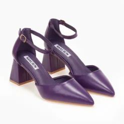 The Fashion Project Γόβες μυτερές με μπαρέτα - Μωβ -Γόβες Εκπτώσεις goves muteres me mpareta 107160 rtwu