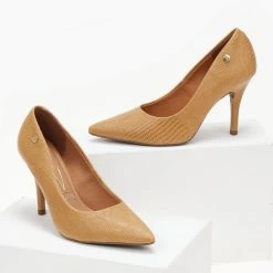 Γόβες μυτερές με Pattern VIZZANO 1184.1101 - Κάμελ -Γόβες Εκπτώσεις goves muteres me pattern vizzano 11841101 106465 ngea