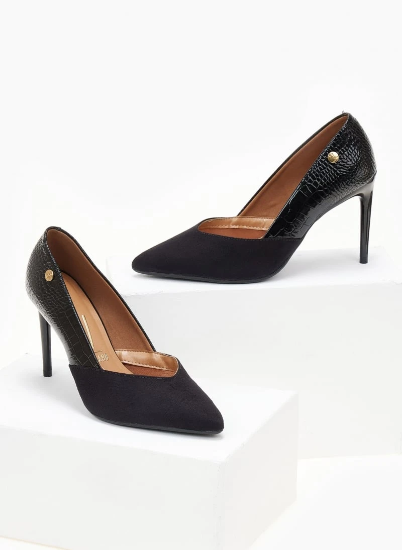 Γόβες μυτερές με Pattern VIZZANO 1344.104 - Μαύρο 5 Γόβες μυτερές με Pattern VIZZANO 1344.104 - Μαύρο - Image 5