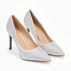 The Fashion Project Γόβες μυτερές με Strass - Ασημί 11 The Fashion Project Γόβες μυτερές με Strass - Ασημί -Γόβες Εκπτώσεις goves muteres me strass 107141 kl6u