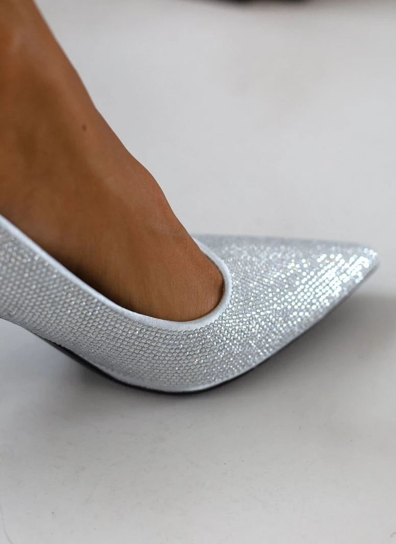 The Fashion Project Γόβες μυτερές με Strass - Ασημί 7 The Fashion Project Γόβες μυτερές με Strass - Ασημί - Image 7