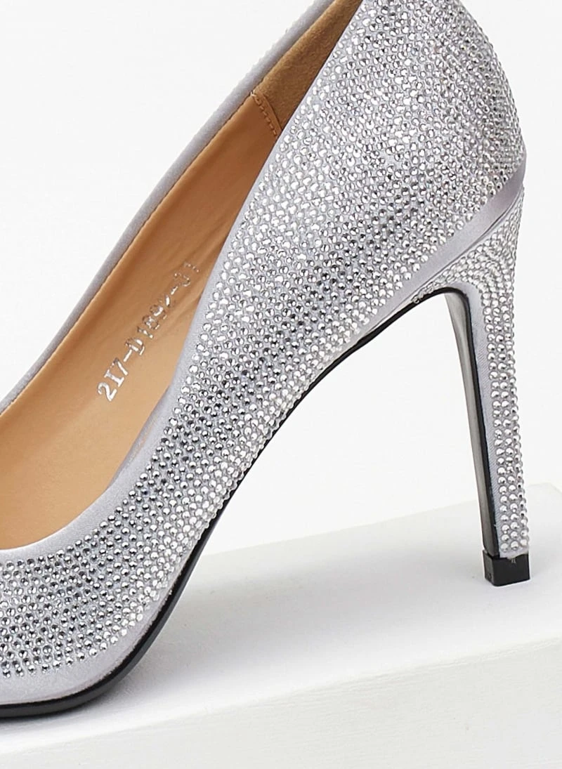 The Fashion Project Γόβες μυτερές με Strass - Ασημί 6 The Fashion Project Γόβες μυτερές με Strass - Ασημί - Image 6