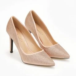 The Fashion Project Γόβες μυτερές με Strass - Χαλκός -Γόβες Εκπτώσεις goves muteres me strass 107142 67pp