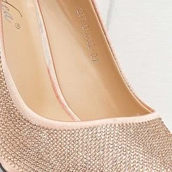 The Fashion Project Γόβες μυτερές με Strass - Χαλκός -Γόβες Εκπτώσεις goves muteres me strass 107142 fna5