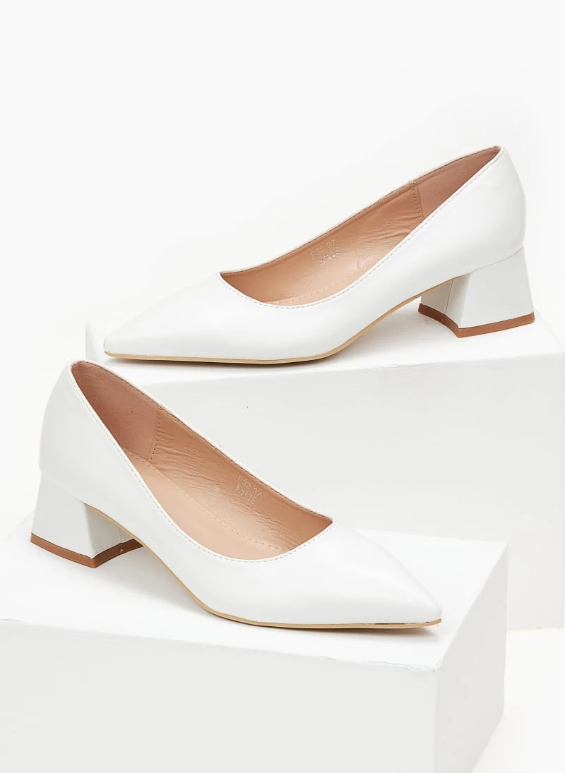 The Fashion Project Γόβες μυτερές με χαμηλό τακούνι - Λευκό 5 The Fashion Project Γόβες μυτερές με χαμηλό τακούνι - Λευκό - Image 5